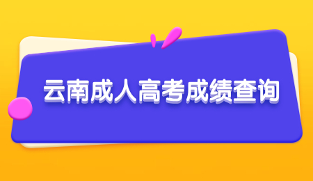 云南成人高考成绩查询时间是什么时候？